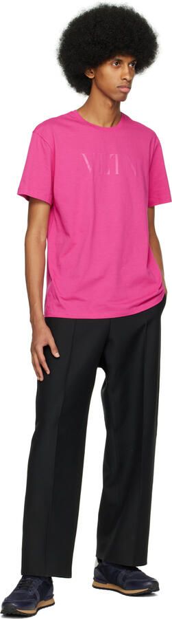 Valentino Garavani Navy Rockrunner Sneakers - Picture 4