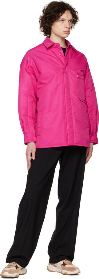 Valentino Garavani Off-White & Brown Bubbleback Sneakers - Picture 4