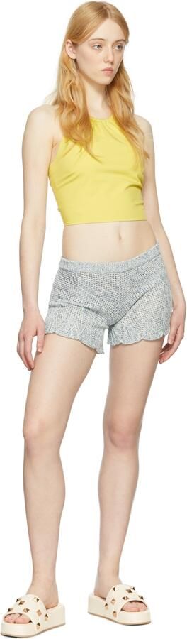 Valentino Garavani Off-White Roman Stud Slide Sandals - Picture 4