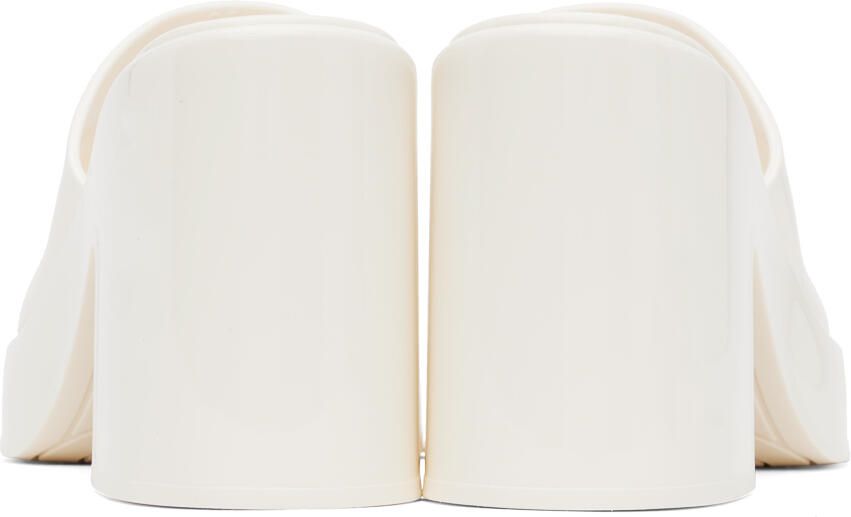 Valentino Garavani Off-White VLogo Heeled Sandals