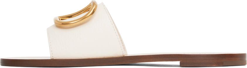 Valentino Garavani Off-White VLogo Sandals - Picture 4