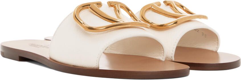 Valentino Garavani Off-White VLogo Sandals - Picture 3