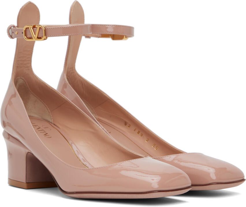 Valentino Garavani Pink Ankle Strap Heels - Picture 3