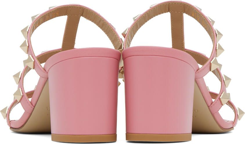 Valentino Garavani Pink Rockstud 60 Heeled Sandals