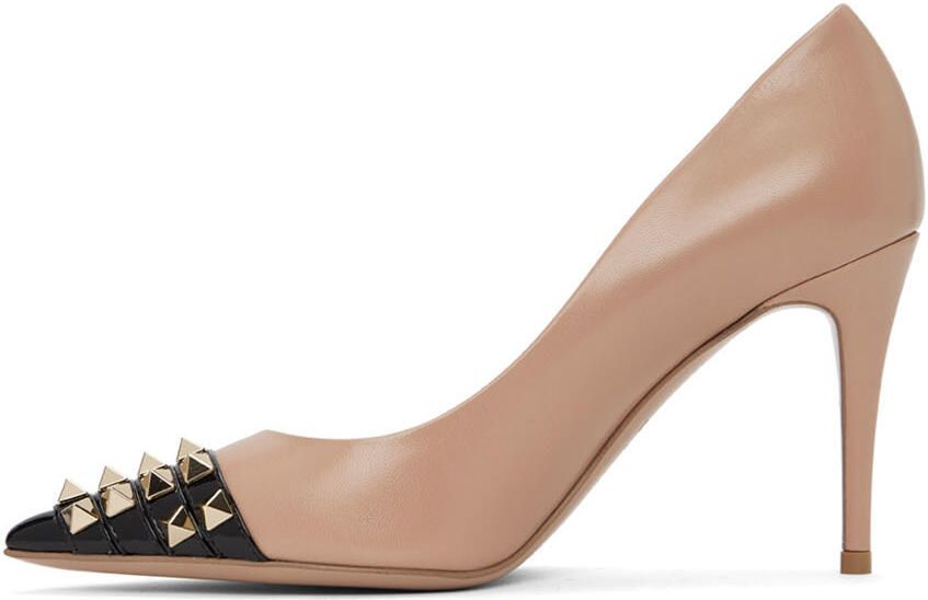 Valentino Garavani Pink Rockstud Alcove Heels - Picture 3