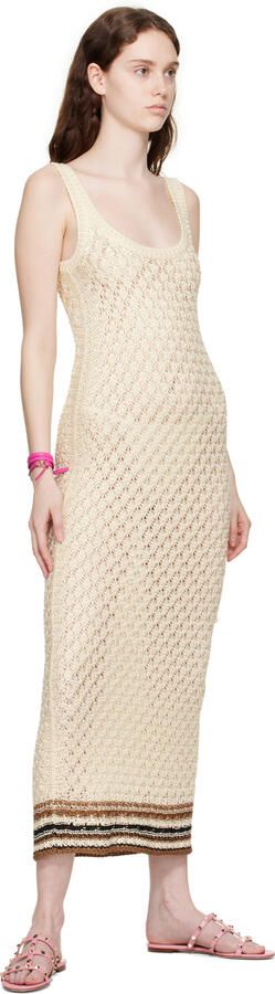 Valentino Garavani Pink Rockstud Flat Sandals - Picture 4