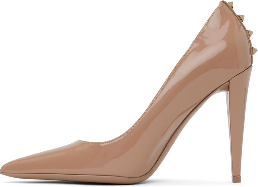 Valentino Garavani Pink Rockstud Heels - Picture 3