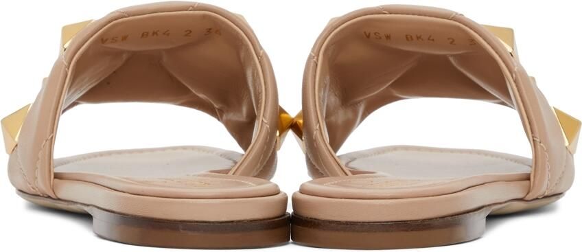 Valentino Garavani Pink Roman Stud Sandals - Picture 2