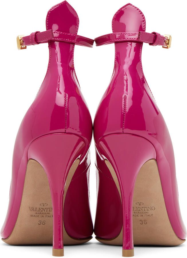 Valentino Garavani Pink Tan-Go 100 Heels - Picture 3
