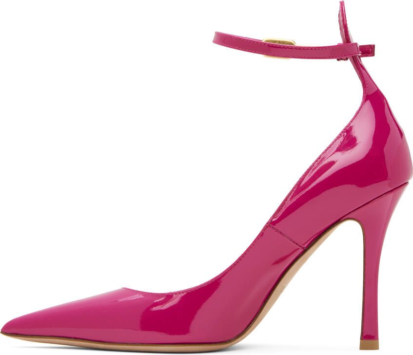 Valentino Garavani Pink Tan-Go 100 Heels - Picture 2