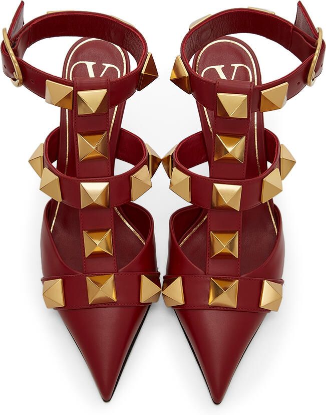 Valentino Garavani Red Roman Stud 80 Heels