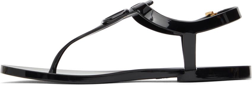 Valentino Garavani Rubber VLogo Flat Sandals - Picture 3