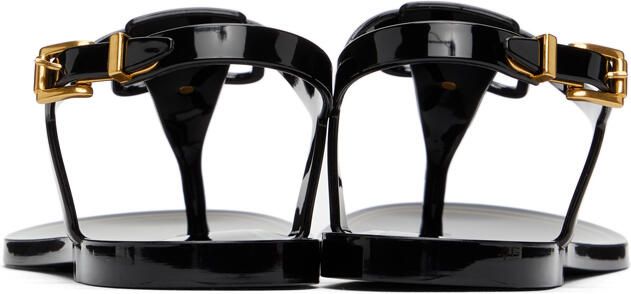 Valentino Garavani Rubber VLogo Flat Sandals - Picture 4