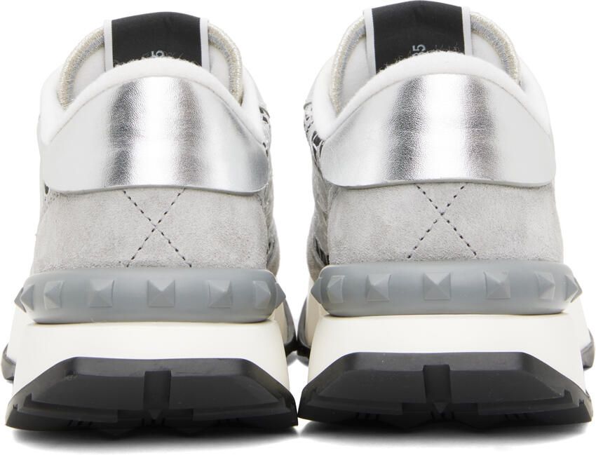 Valentino Garavani Silver Lacerunner Sneakers