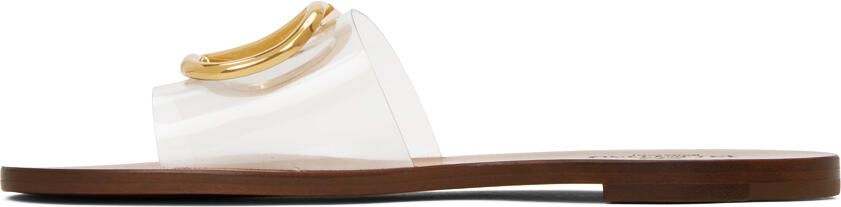 Valentino Garavani Transparent VLogo Slides - Picture 4
