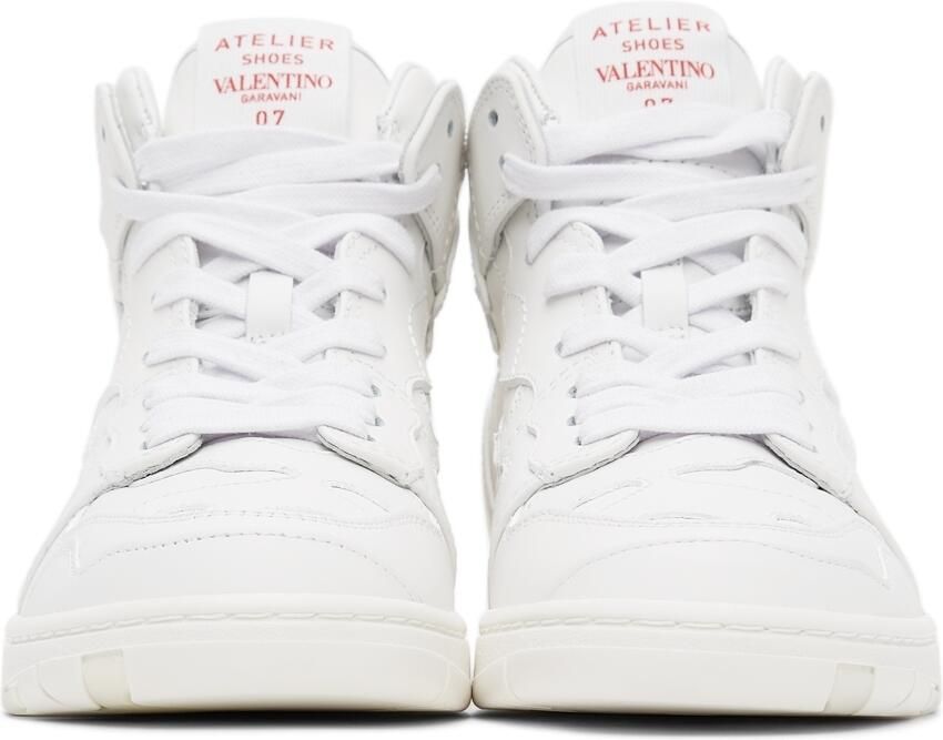 Valentino Garavani White 07 Camouflage Edition Atelier Mid-Top Sneakers - Picture 2