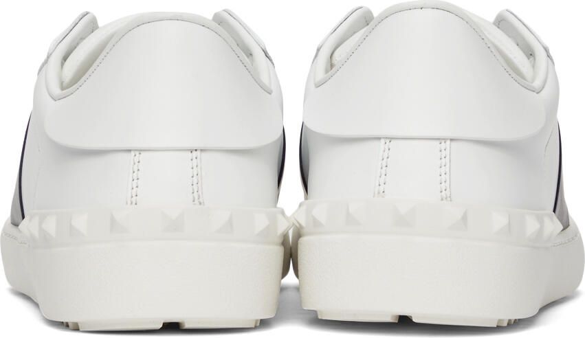 Valentino Garavani White & Black Open Sneakers - Picture 2