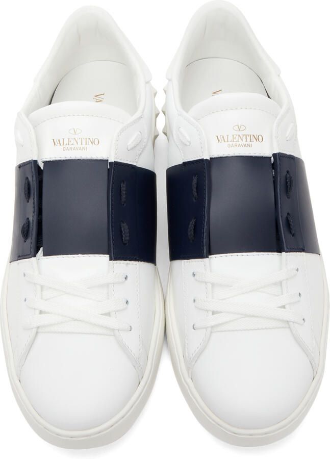 Valentino Garavani White & Black Open Sneakers