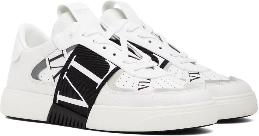 Valentino Garavani White & Black VL7N Low-Top Sneakers - Picture 2