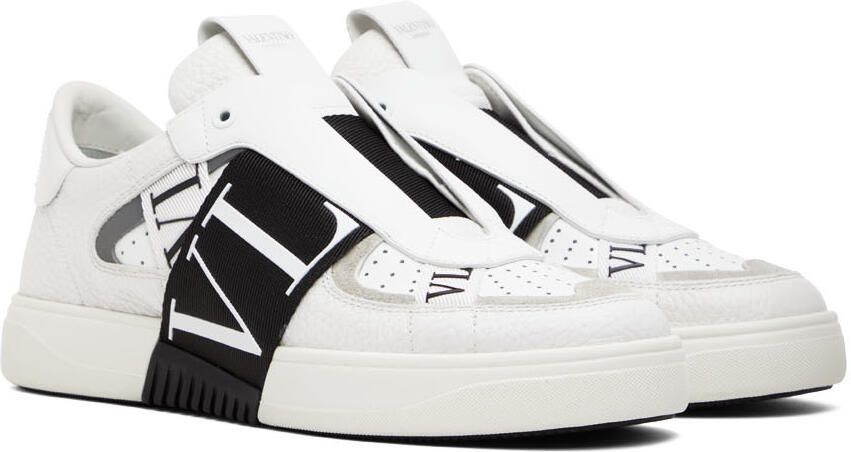 Valentino Garavani White & Black VL7N Low-Top Sneakers - Picture 2