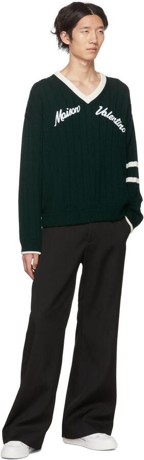 Valentino Garavani White & Gray VL7N Low-Top Sneakers - Picture 4