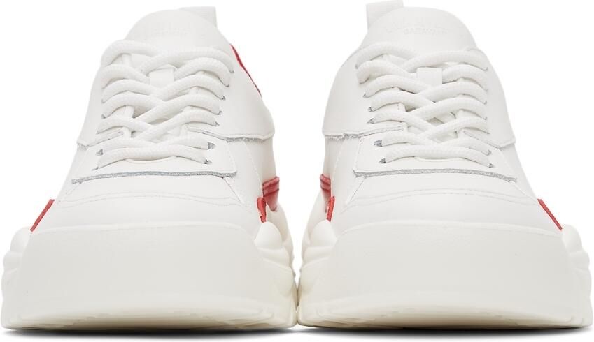 Valentino Garavani White & Red Gumboy Sneakers - Picture 3