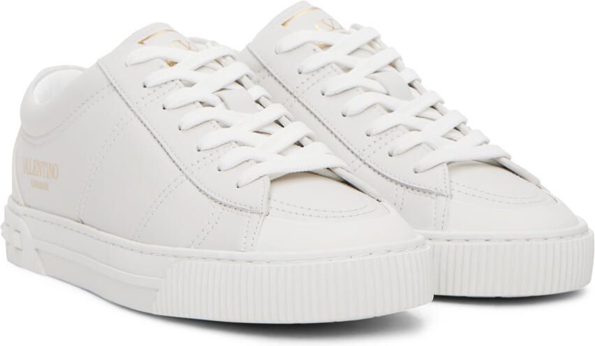 Valentino Garavani White Cityplanet Sneakers - Picture 2