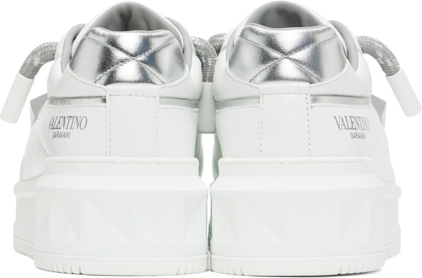 Valentino Garavani White One Stud Low-Top Sneakers