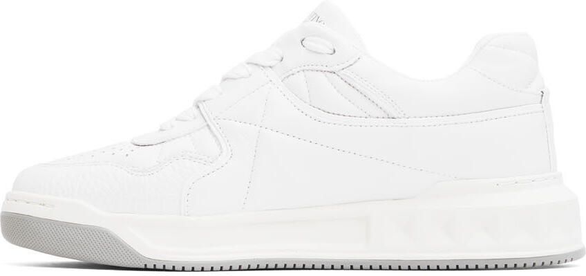 Valentino Garavani White One Stud Sneakers - Picture 3