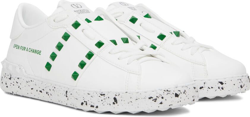 Valentino Garavani White 'Open For A Change' Sneakers - Picture 2