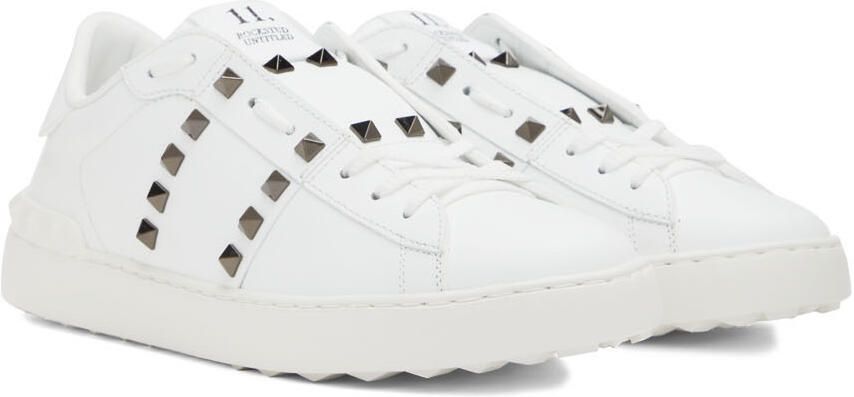 Valentino Garavani White Rockstud Untitled Sneakers - Picture 2