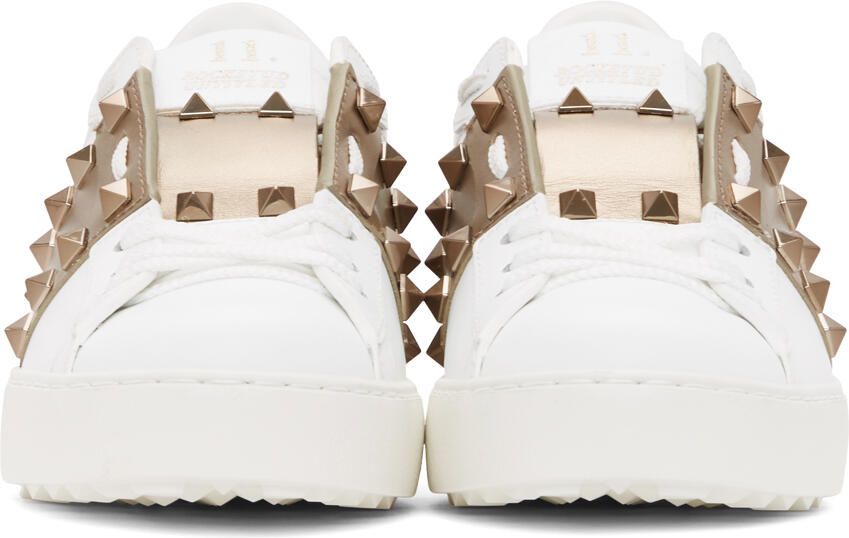 Valentino Garavani White Rockstud Untitled Sneakers - Picture 3