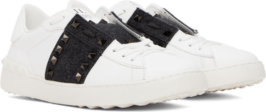 Valentino Garavani White Rockstud Untitled Sneakers - Picture 2