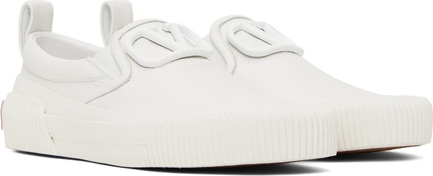 Valentino Garavani White Slip-On Sneakers - Picture 2