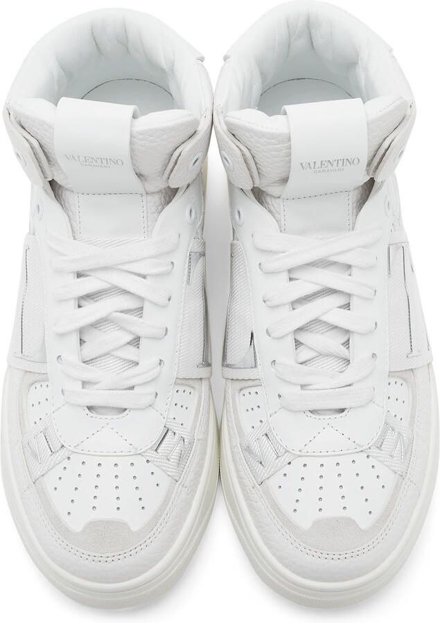 Valentino Garavani White VL7N High-Top Sneakers - Picture 3