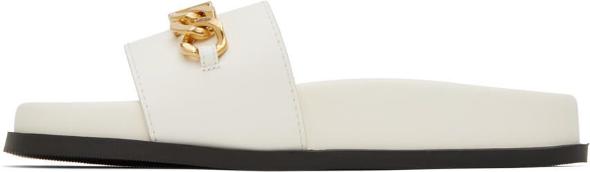 Valentino Garavani White VLogo Slides - Picture 4