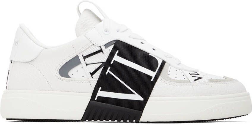 Valentino Garavani White & Black VL7N Low-Top Sneakers - Picture 5