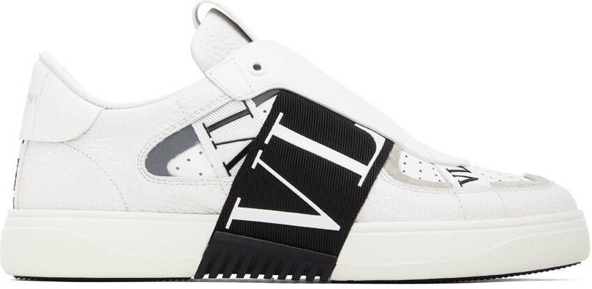 Valentino Garavani White & Black VL7N Low-Top Sneakers - Picture 5