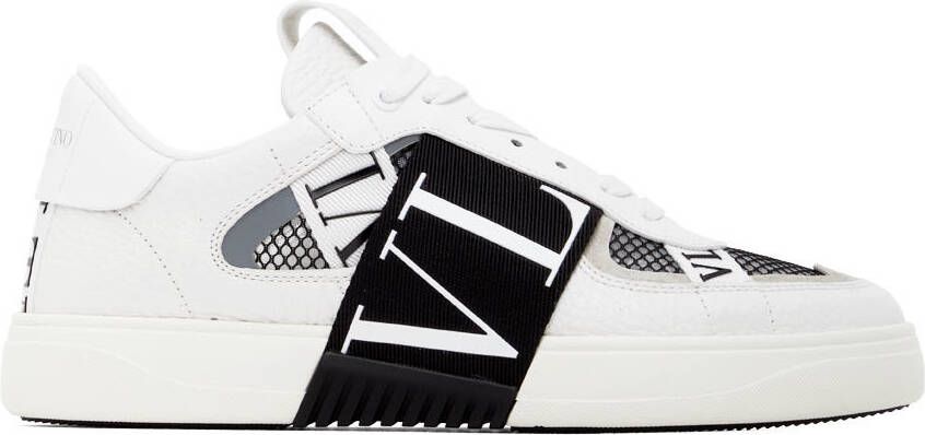 Valentino Garavani White & Black VL7N Low-Top Sneakers - Picture 5