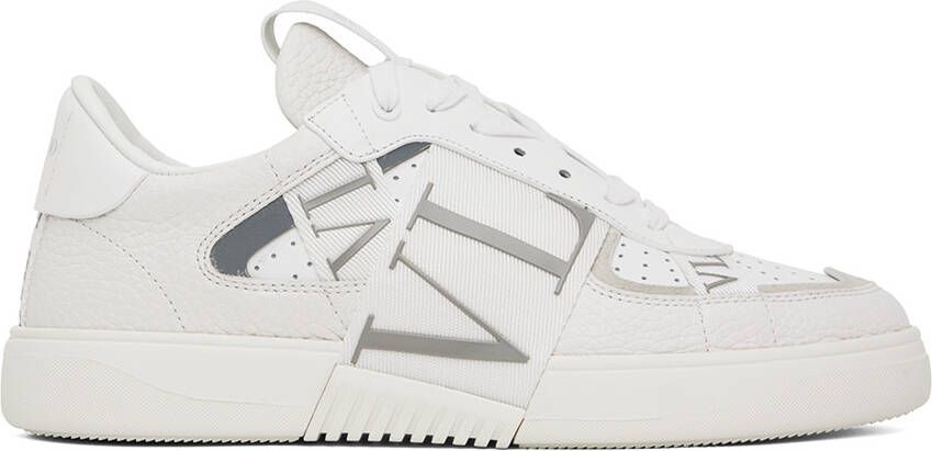 Valentino Garavani White & Gray VL7N Sneakers - Picture 5
