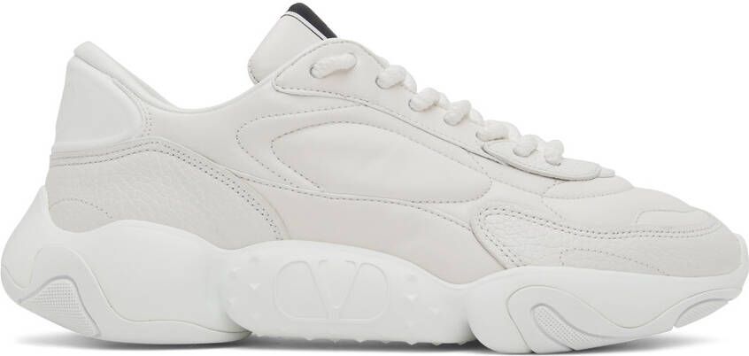 Valentino Garavani White Bubbleback Low Sneakers - Picture 5