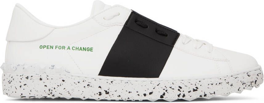 Valentino Garavani White 'Open For A Change' Sneakers - Picture 4