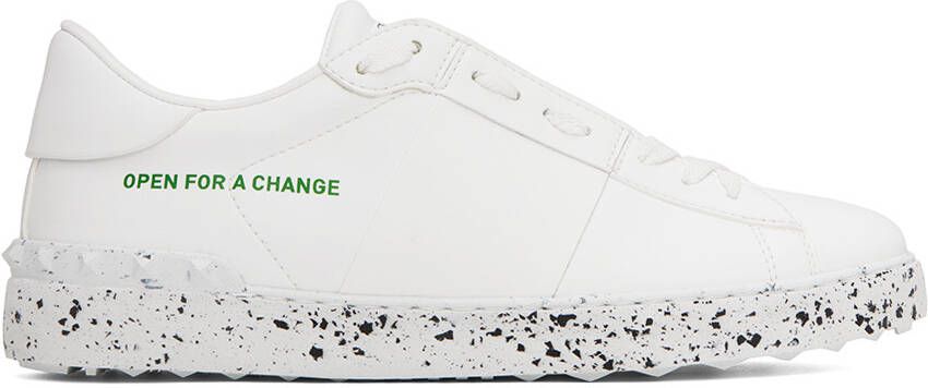 Valentino Garavani White 'Open For A Change' Sneakers - Picture 5