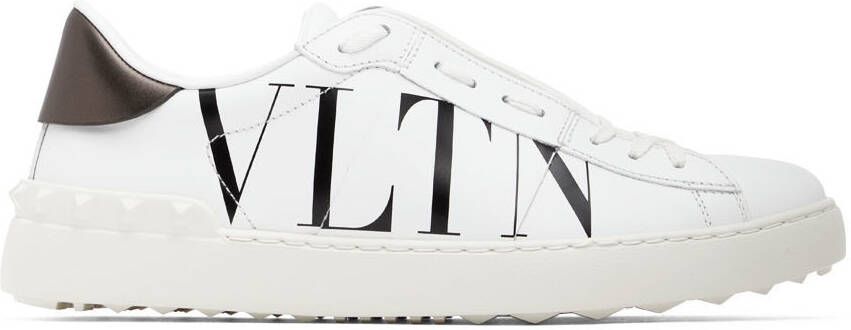 Valentino Garavani White Open Low-Top Sneakers - Picture 5