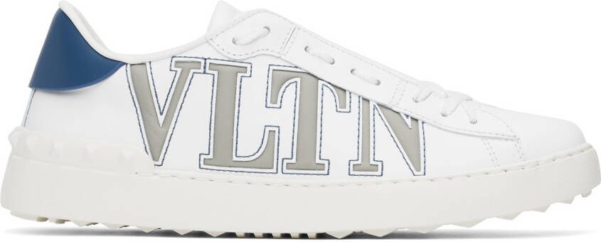 Valentino Garavani White Open 'VLTN' Sneakers - Picture 5