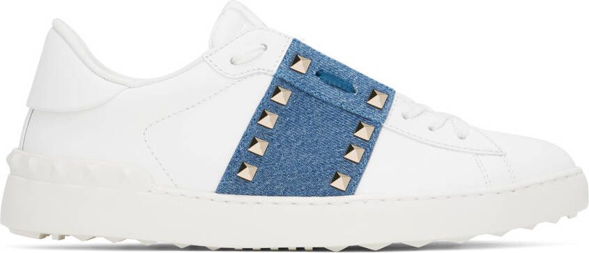 Valentino Garavani White Rockstud Untitled Sneakers