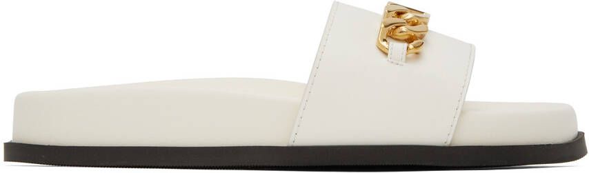 Valentino Garavani White VLogo Slides - Picture 5