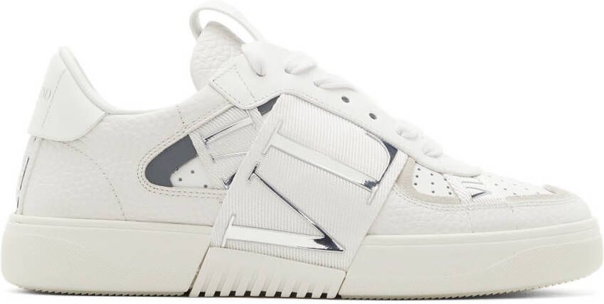 Valentino Garavani White 'VLTN' Band Low Sneakers - Picture 5