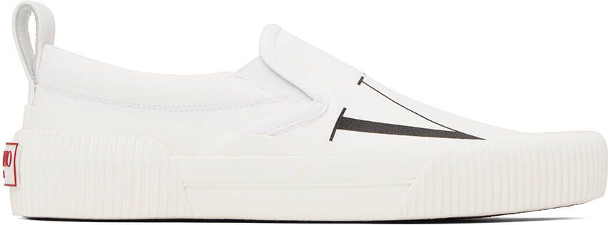 Valentino Garavani White VLTN Sneakers - Picture 5