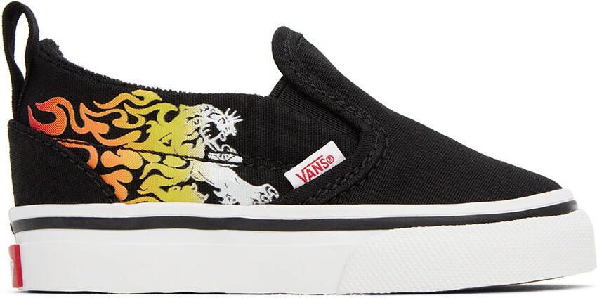 Vans Baby Black Slip-On V Sneakers